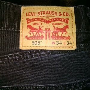 Black Levis Mens Jeans